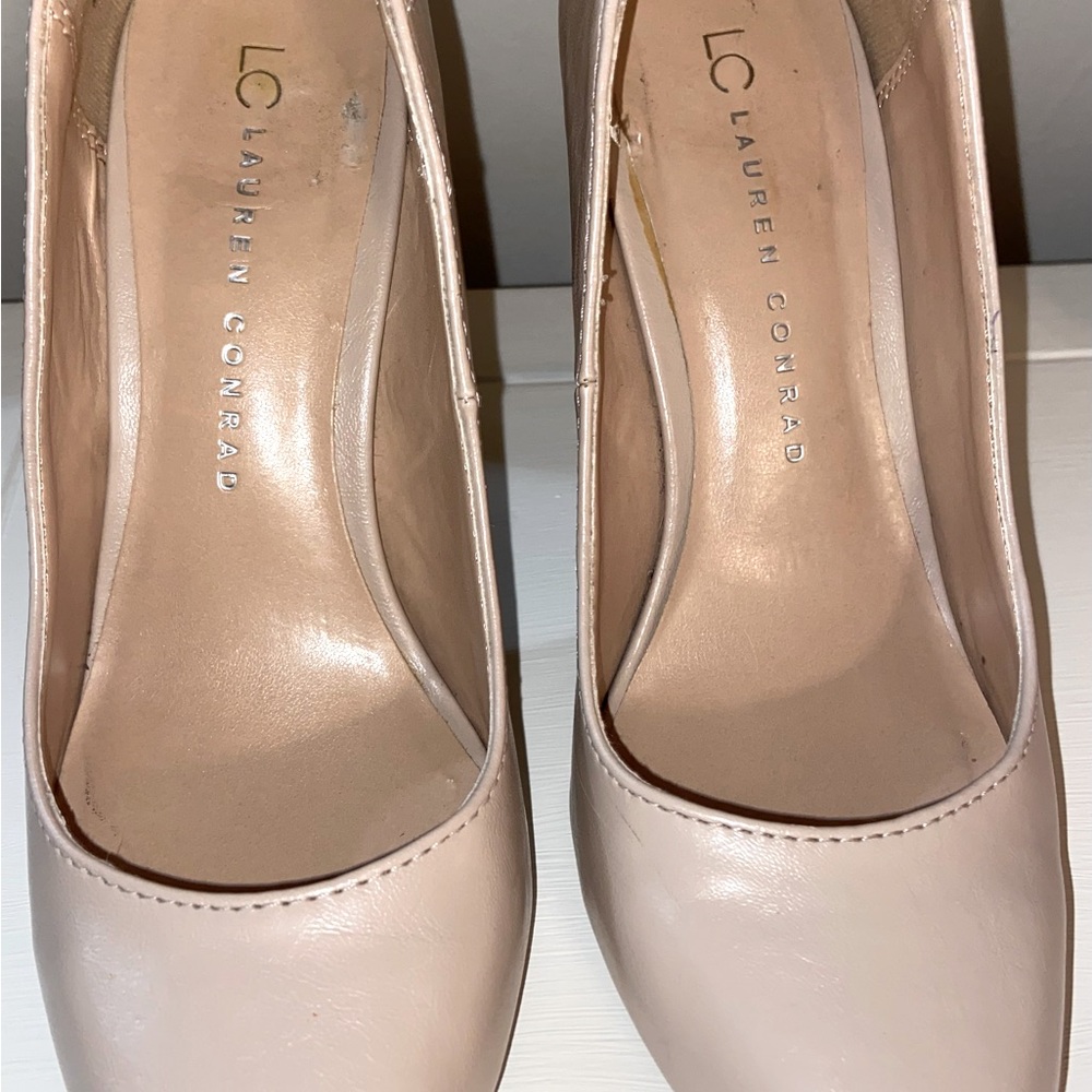 Lauren Conrad Nude Heels 6.5